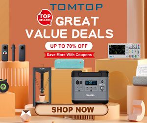 Tomtop -Top Sellers Great Value Deals - Up To 70% Off - tomtop.com